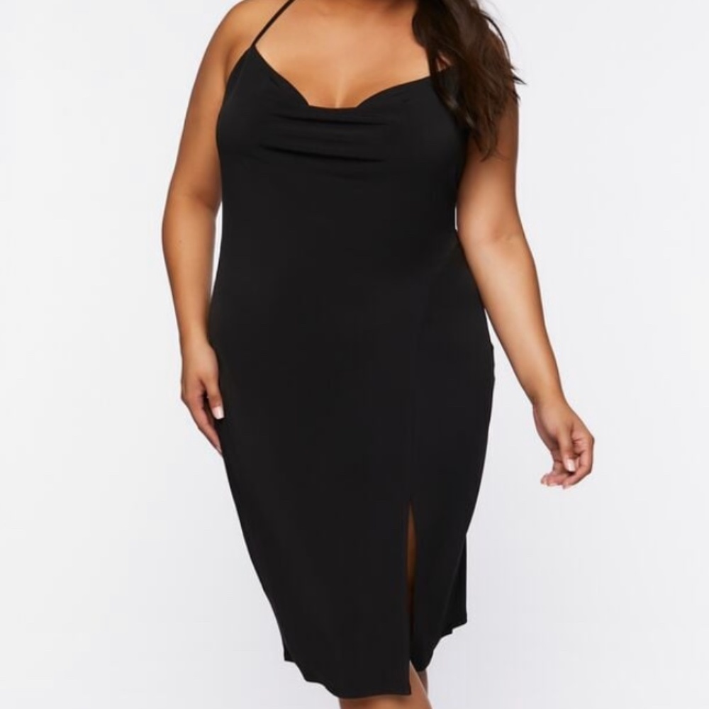 Forever21 Satin Cowl Dress